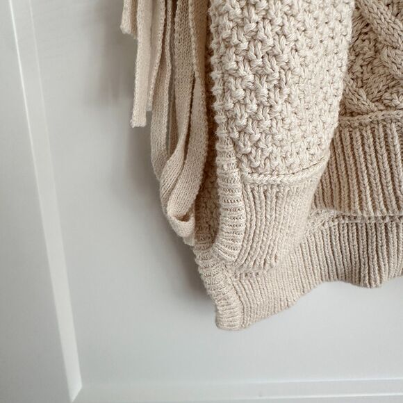 Free People Cream Sleeveless Sweater - Picture 4 of 7